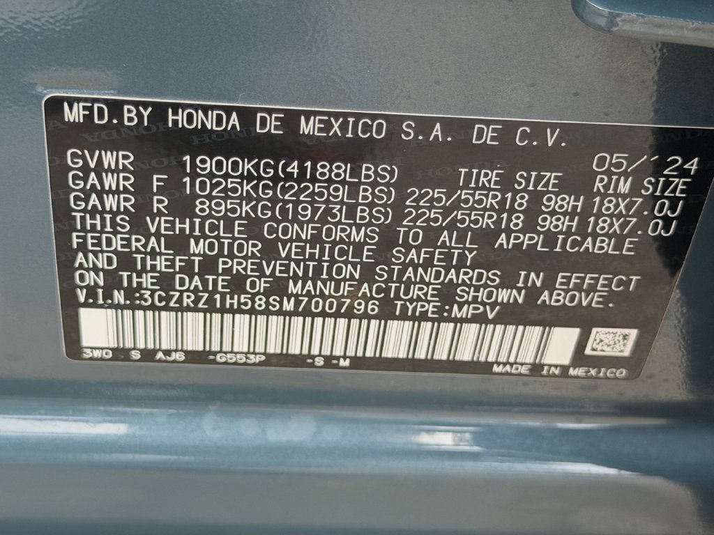 2025 Honda HR-V Sport