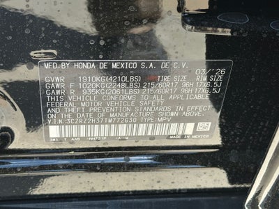 2026 Honda HR-V LX