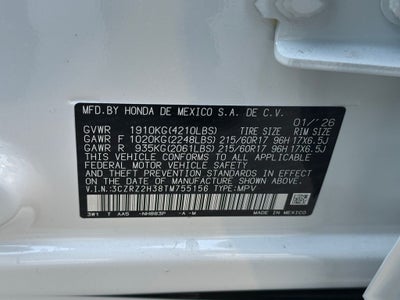 2026 Honda HR-V LX