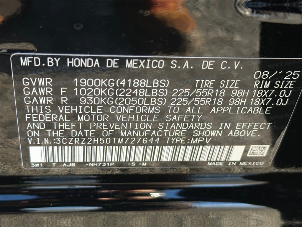 2026 Honda HR-V Sport - Low Miles!