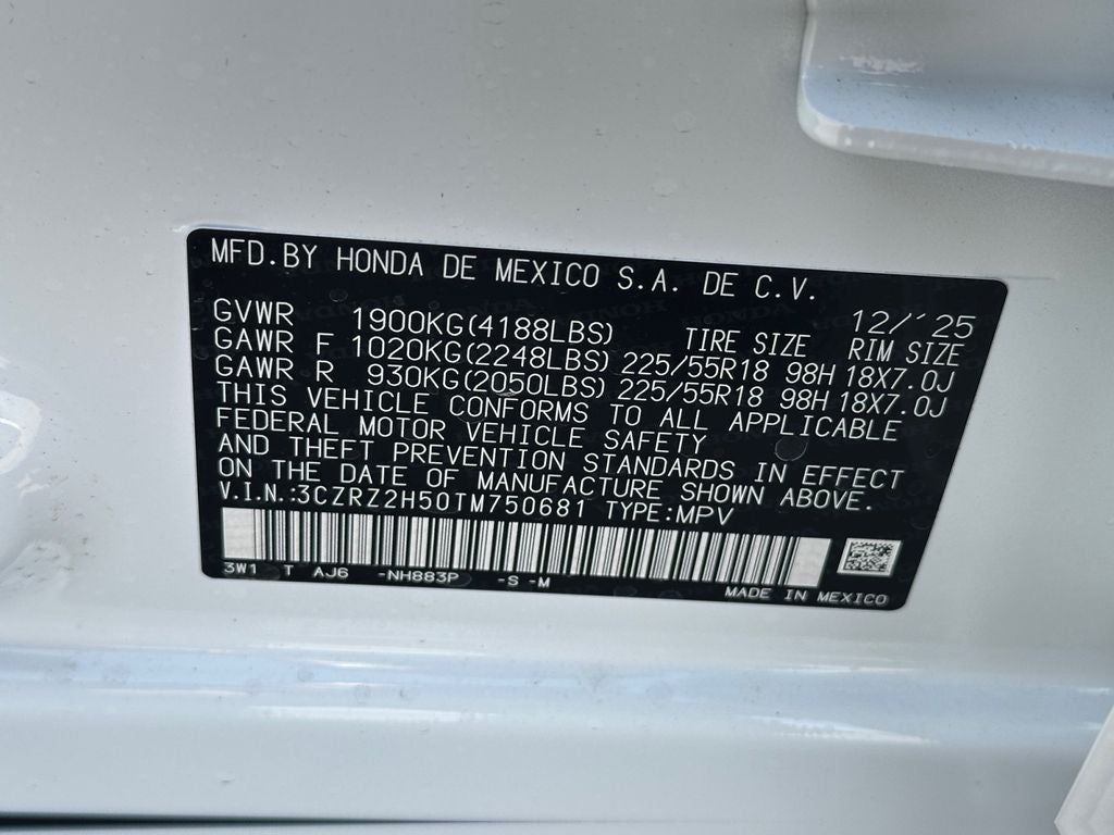 2026 Honda HR-V Sport