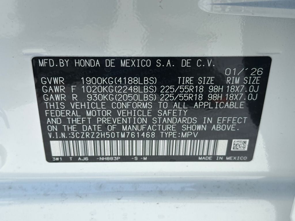 2026 Honda HR-V Sport