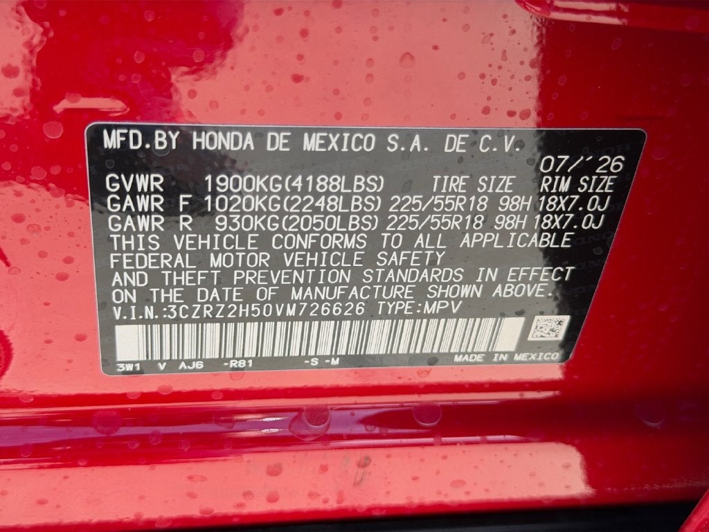 2027 Honda HR-V Sport