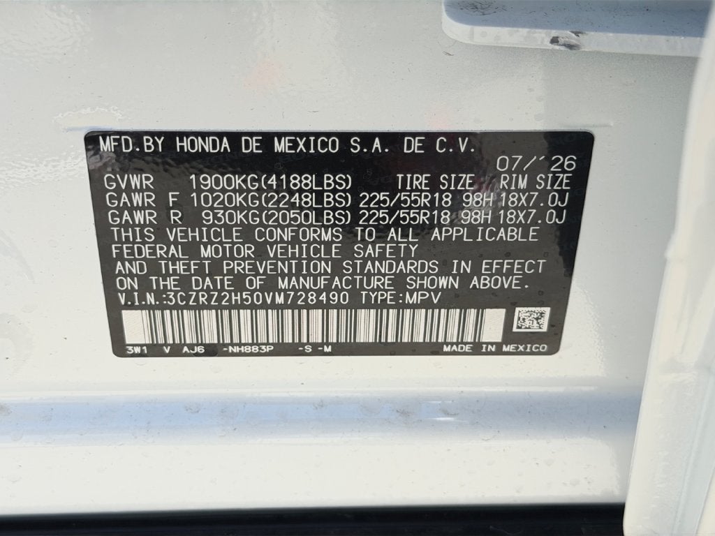 2027 Honda HR-V Sport