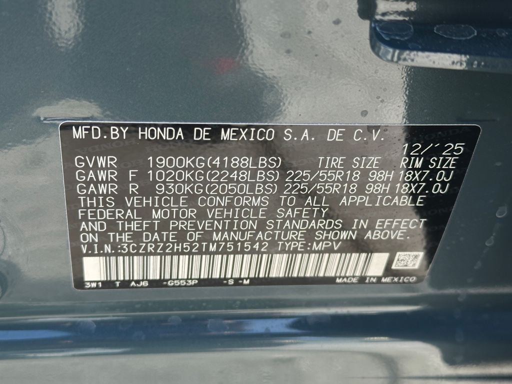 2026 Honda HR-V Sport