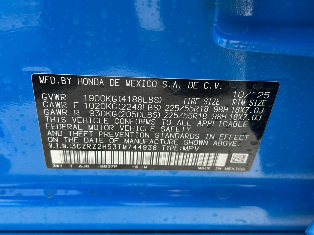 2026 Honda HR-V Sport