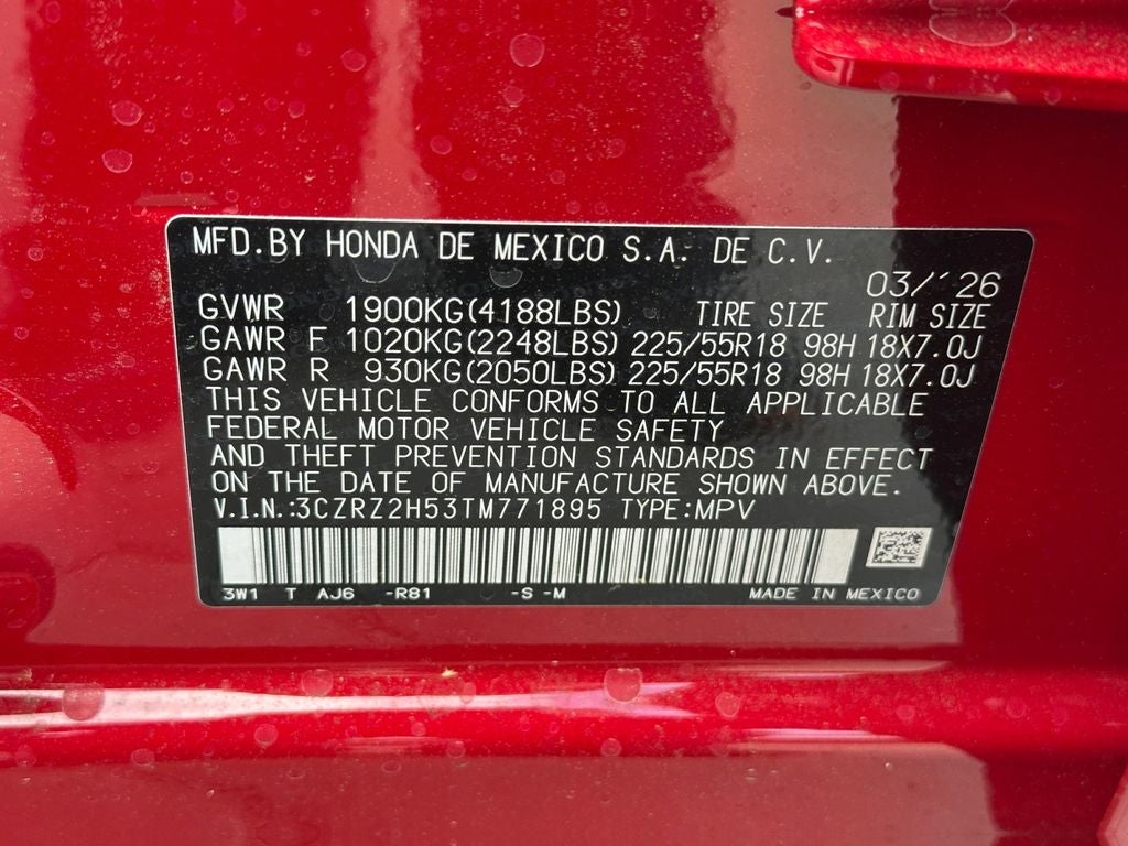 2026 Honda HR-V Sport