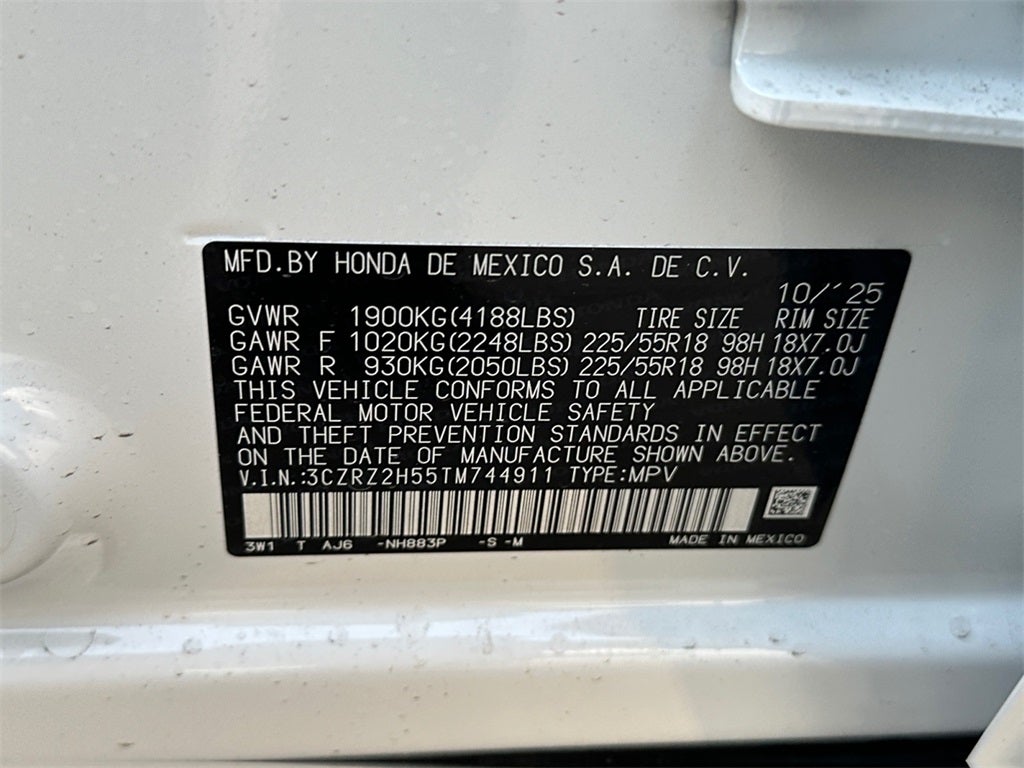 2026 Honda HR-V Sport