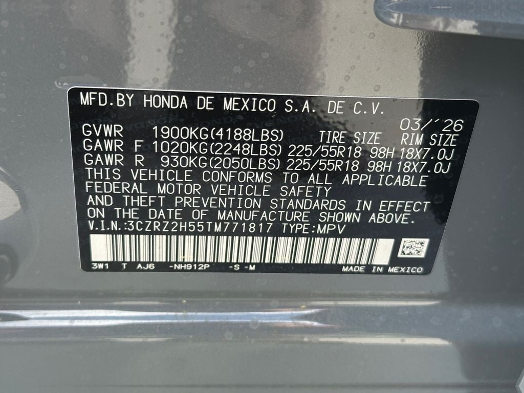 2026 Honda HR-V Sport