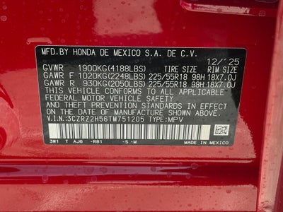 2026 Honda HR-V Sport