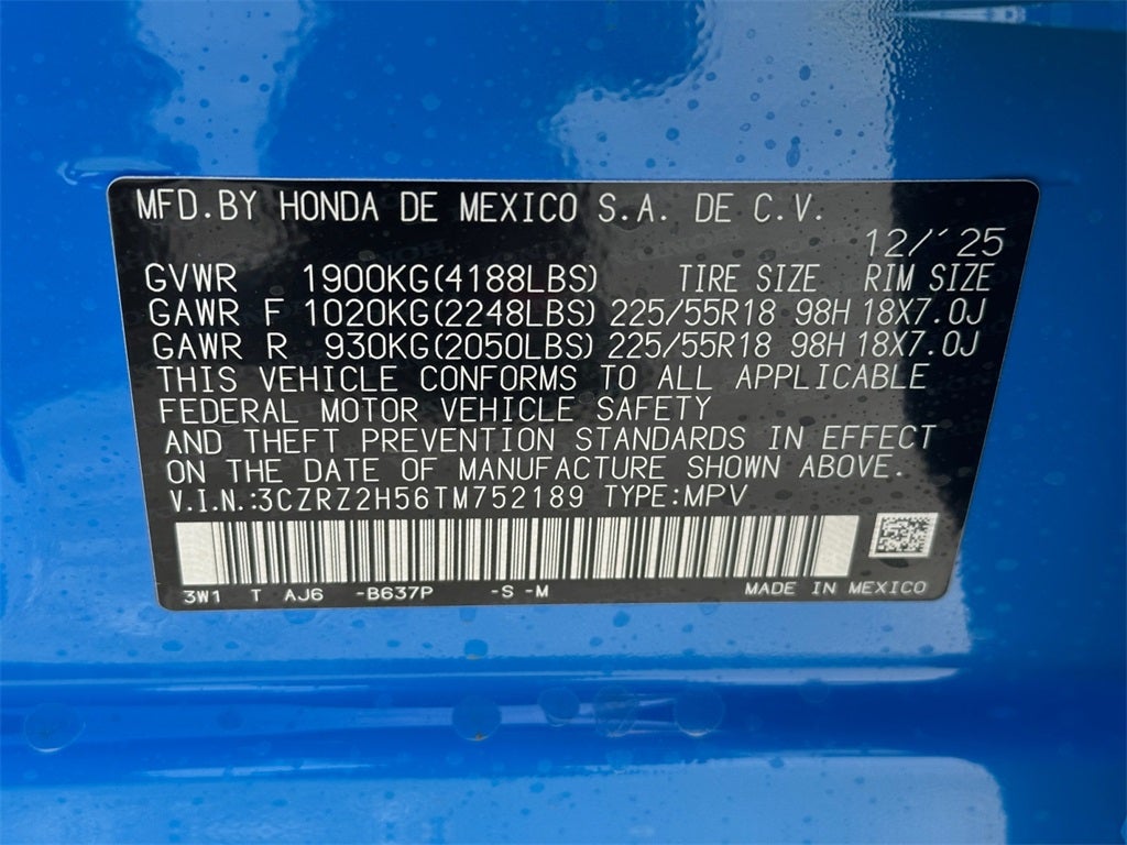 2026 Honda HR-V Sport