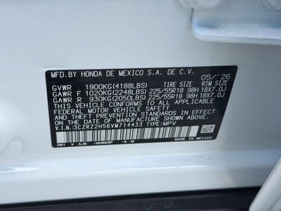 2027 Honda HR-V Sport