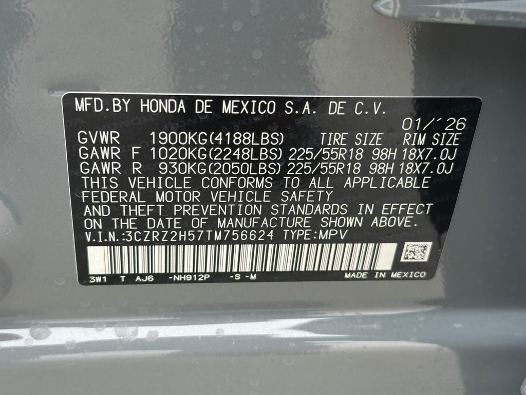 2026 Honda HR-V Sport