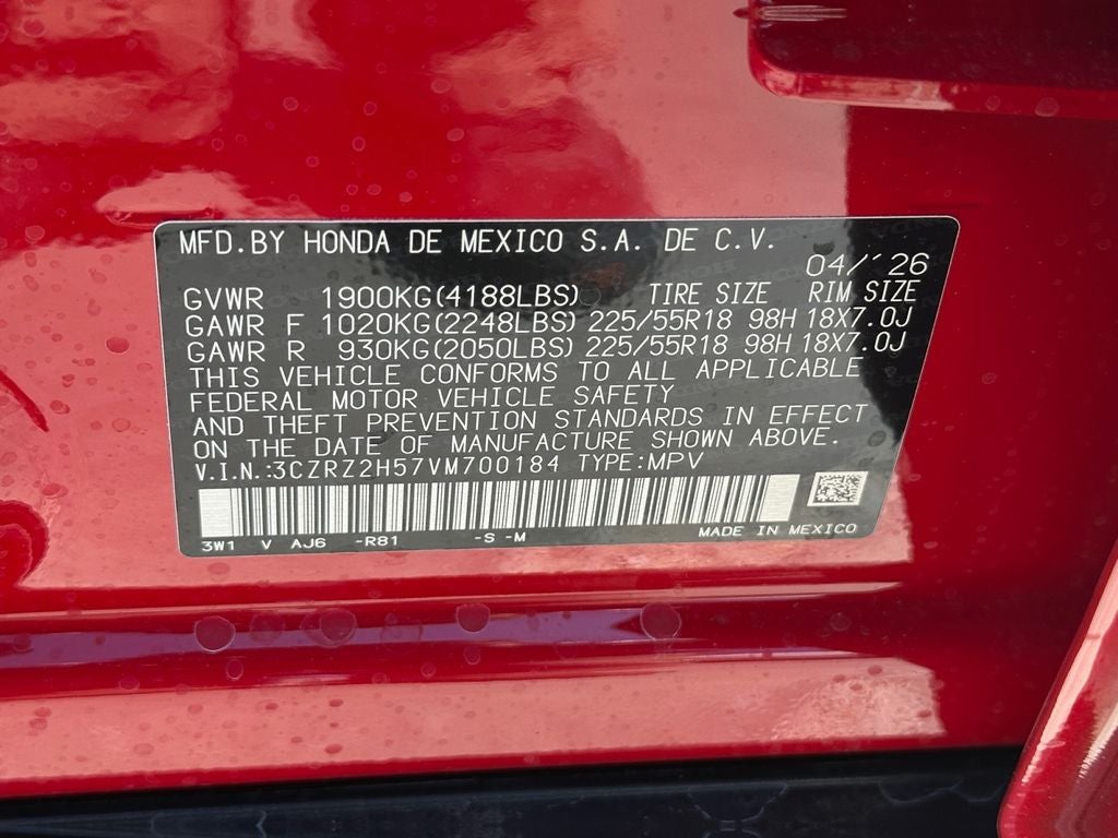 2027 Honda HR-V Sport