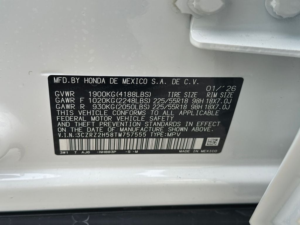 2026 Honda HR-V Sport