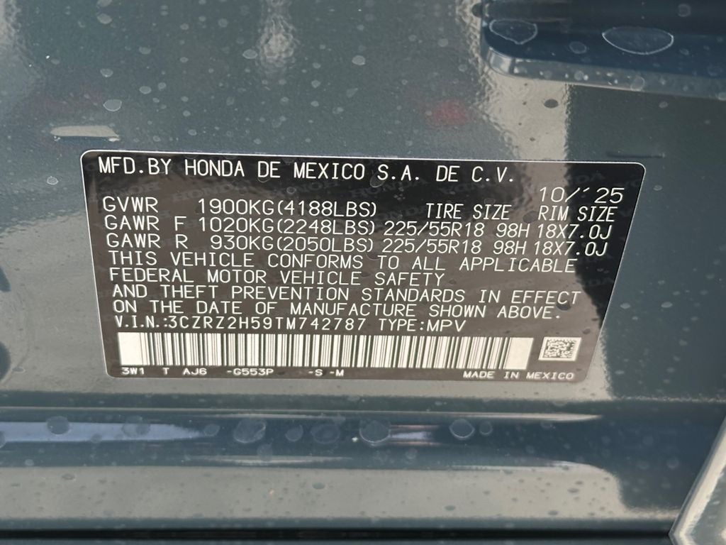 2026 Honda HR-V Sport