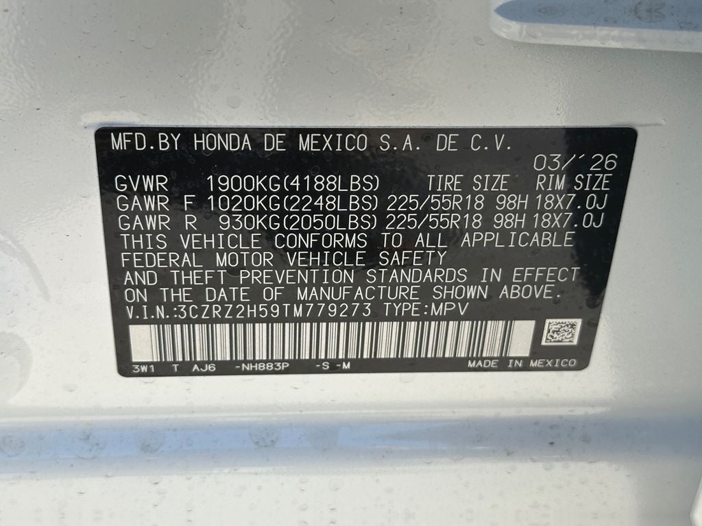 2026 Honda HR-V Sport