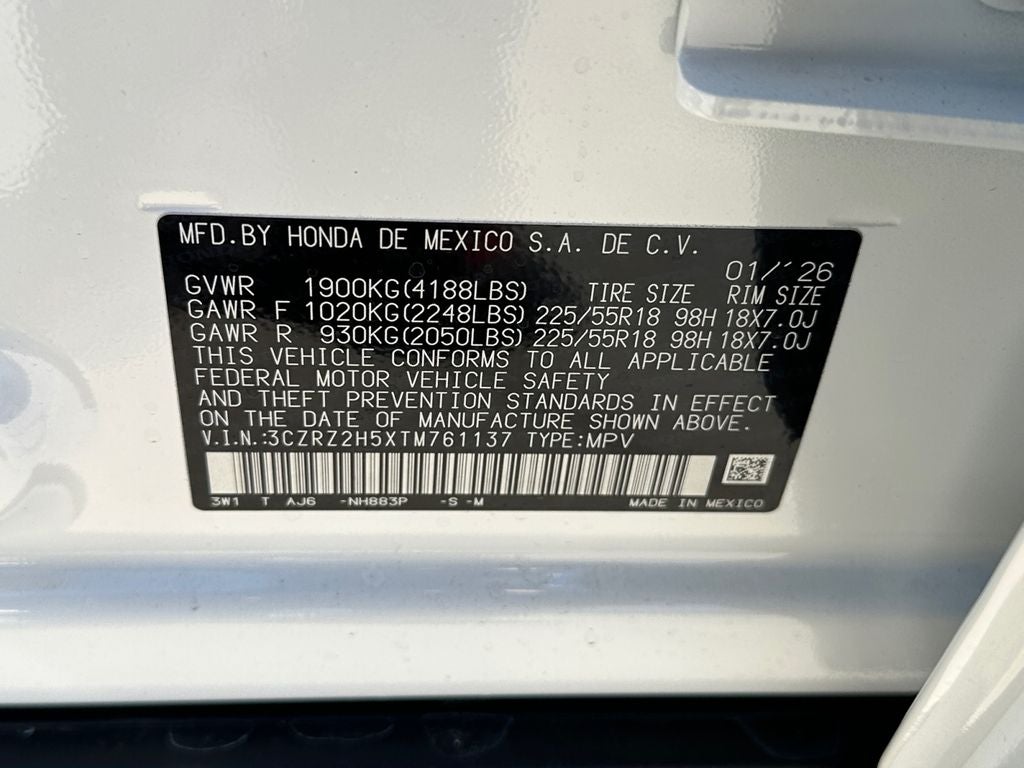 2026 Honda HR-V Sport