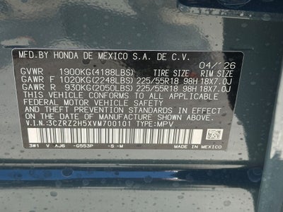 2027 Honda HR-V Sport