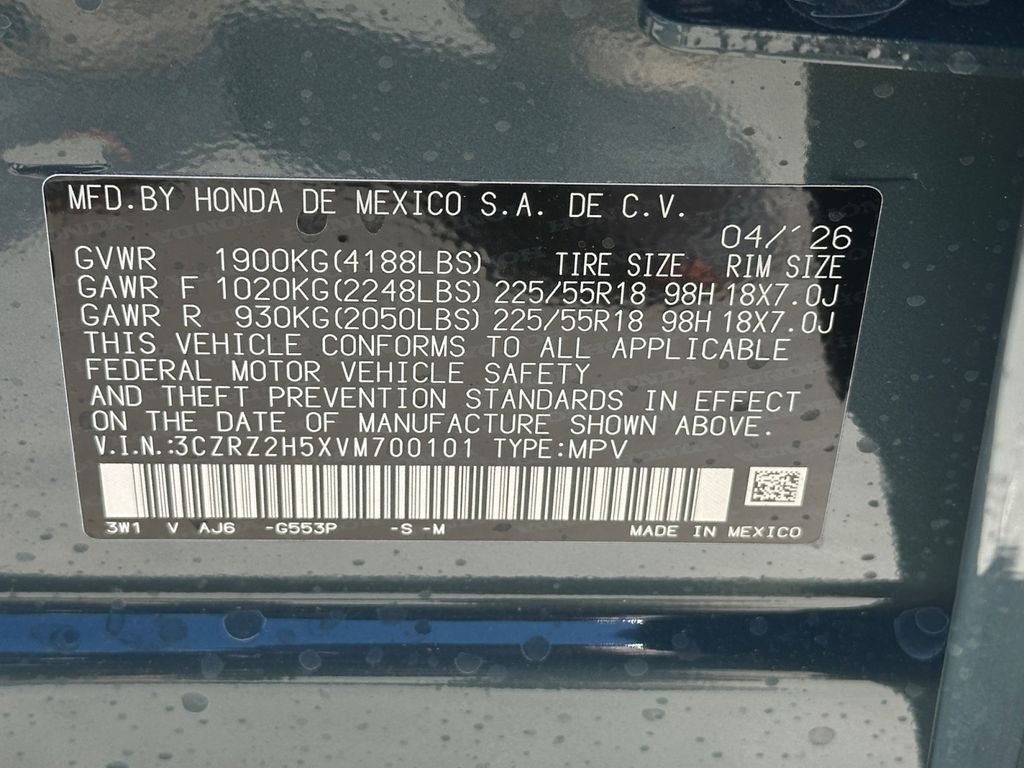 2027 Honda HR-V Sport