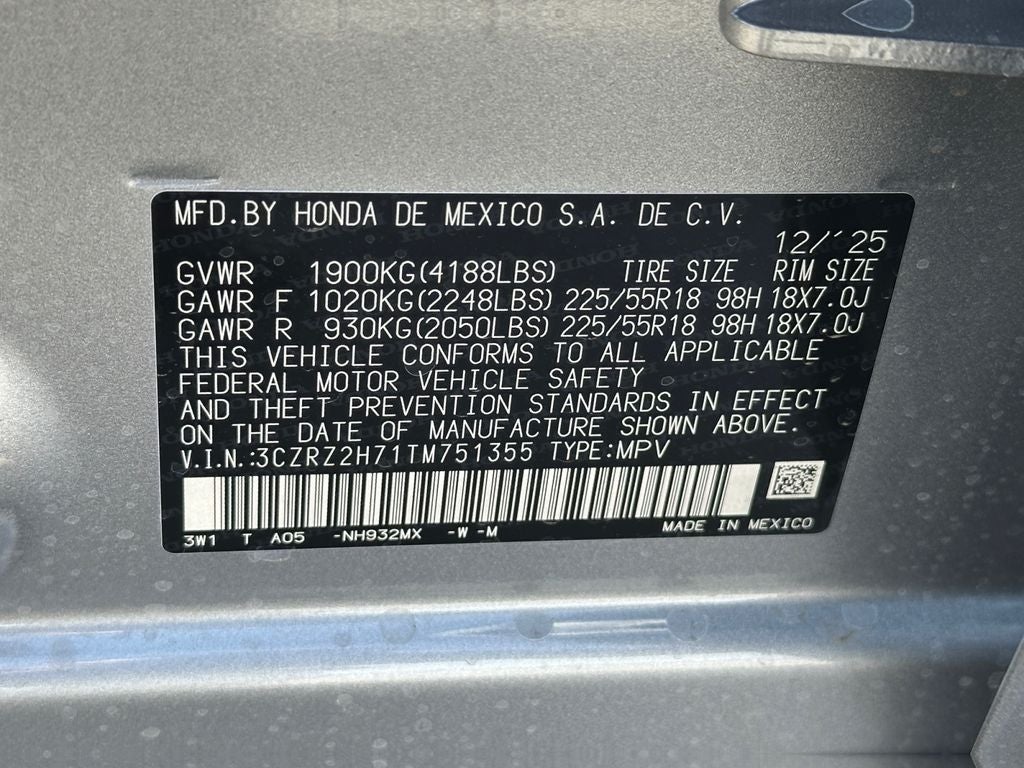 2026 Honda HR-V EX-L