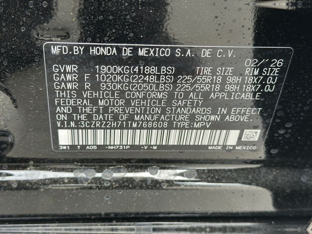 2026 Honda HR-V EX-L