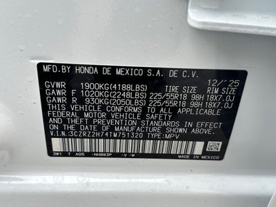 2026 Honda HR-V EX-L