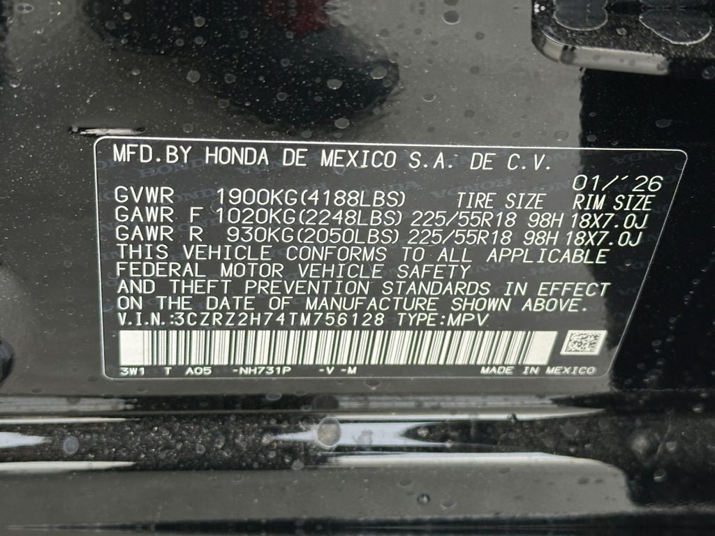 2026 Honda HR-V EX-L