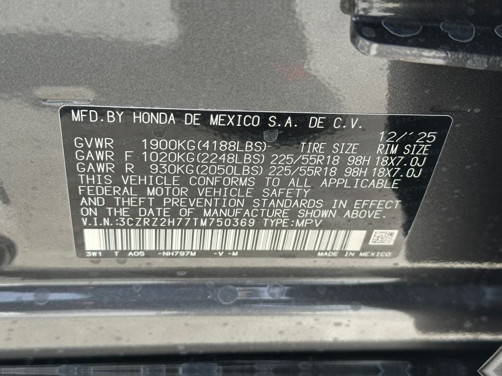 2026 Honda HR-V EX-L