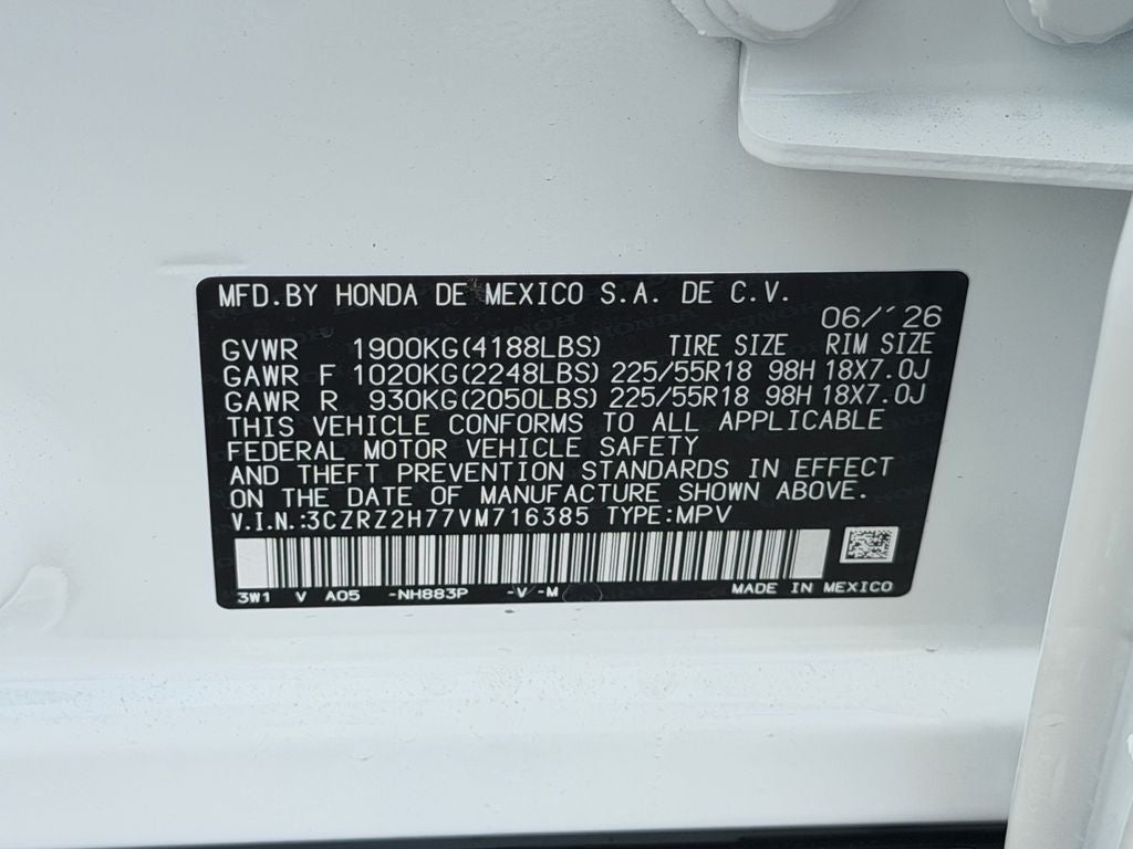 2027 Honda HR-V EX-L
