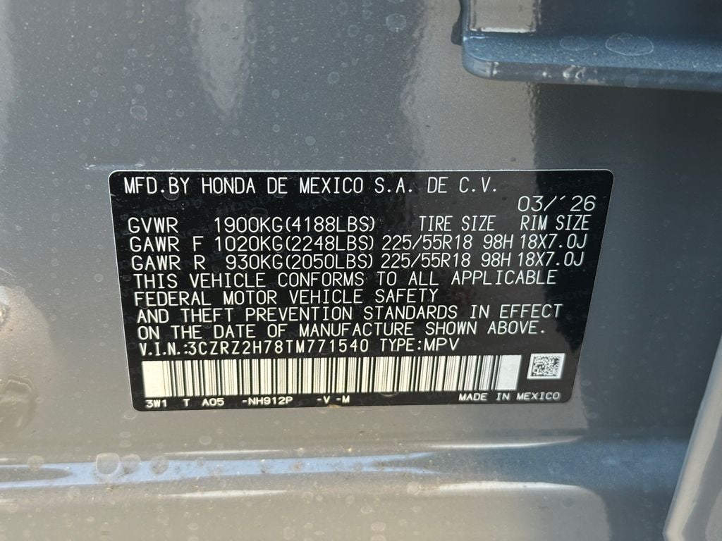 2026 Honda HR-V EX-L