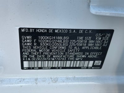 2026 Honda HR-V EX-L