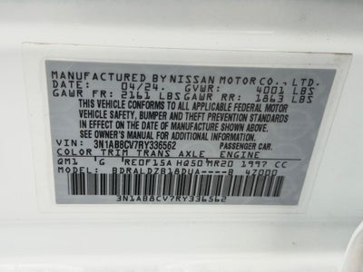 2024 Nissan Sentra SV