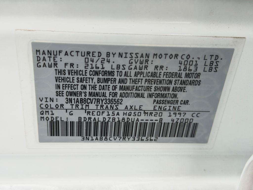 2024 Nissan Sentra SV