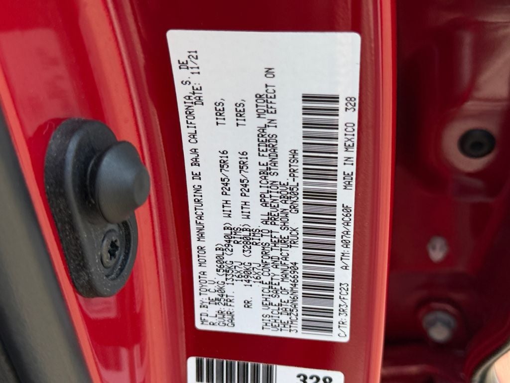 2022 Toyota Tacoma SR5 V6