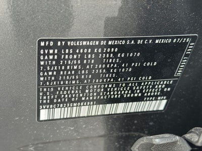 2025 Volkswagen Taos 1.5T S - Low Miles!