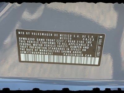 2023 Volkswagen Jetta GLI 2.0T Autobahn