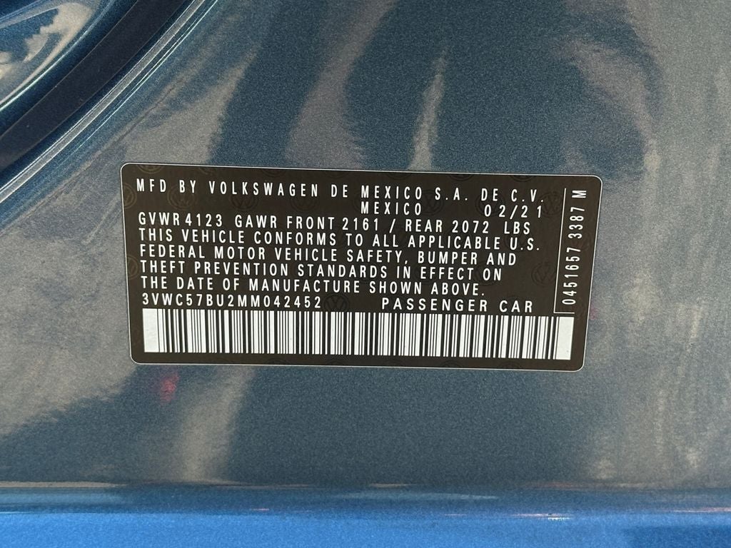 2021 Volkswagen Jetta 1.4T SE - Low Miles!