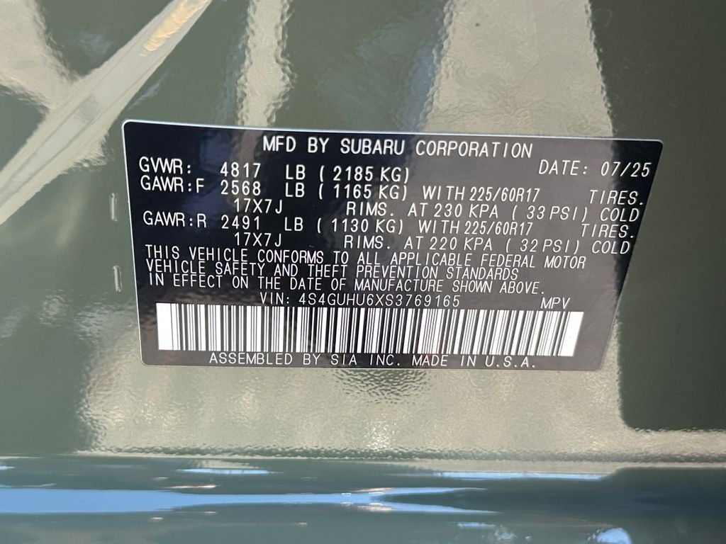 2025 Subaru Crosstrek Wilderness