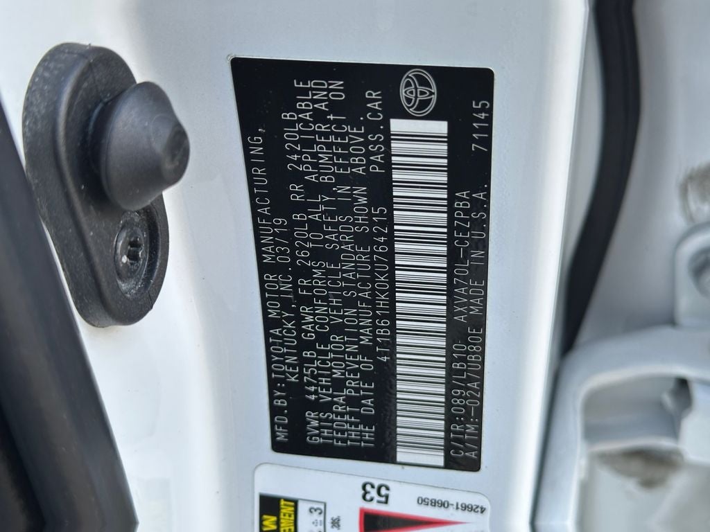 2019 Toyota Camry XSE