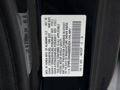2016 Honda Odyssey EX-L