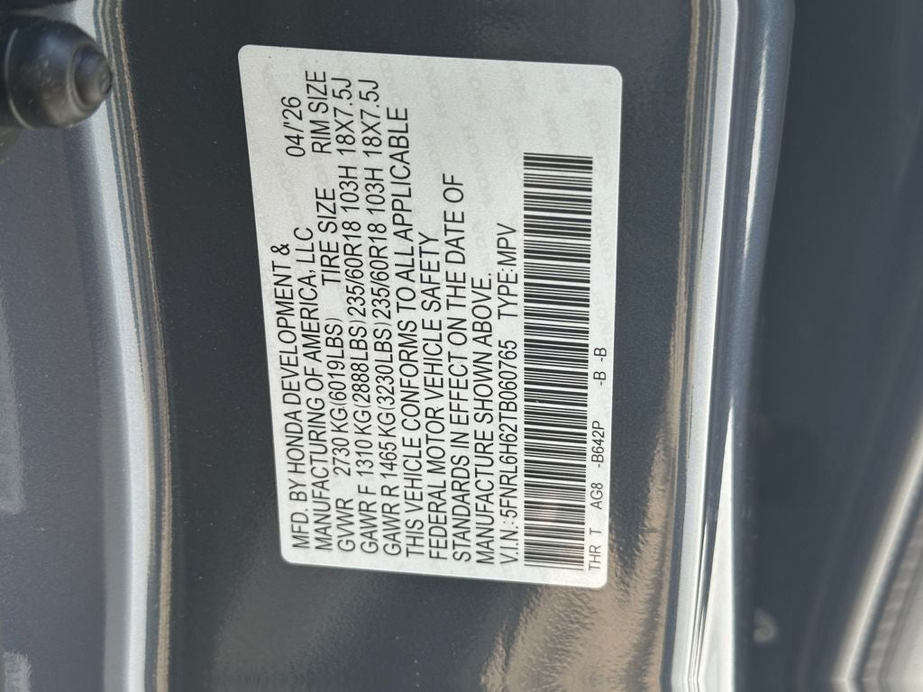 2026 Honda Odyssey EX-L