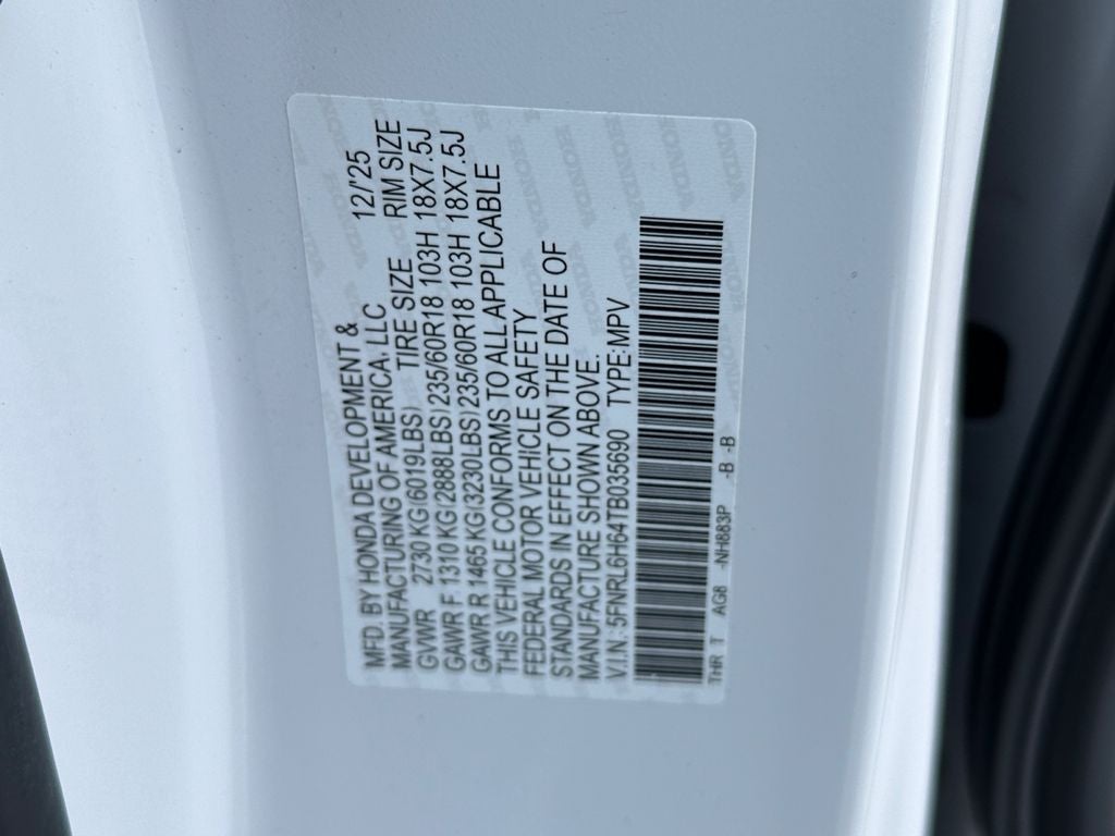 2026 Honda Odyssey EX-L