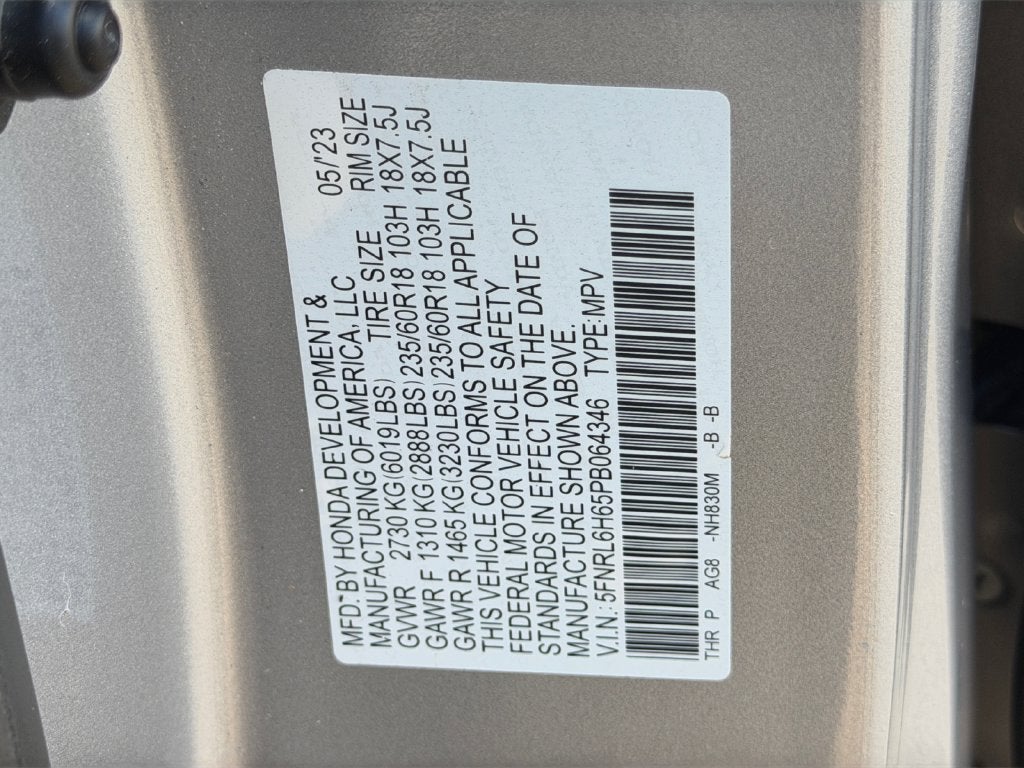 2023 Honda Odyssey EX-L
