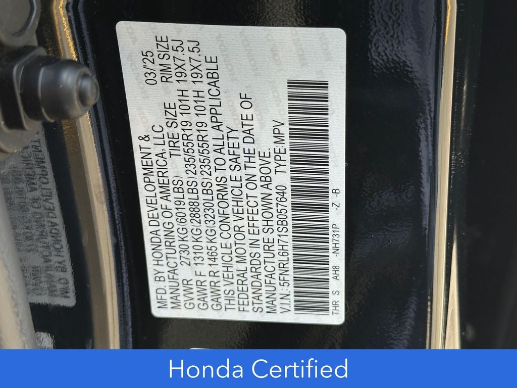 2025 Honda Odyssey Sport-L
