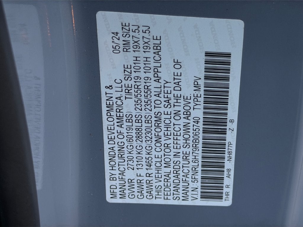 2024 Honda Odyssey Sport
