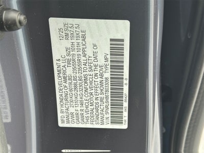 2026 Honda Odyssey Touring