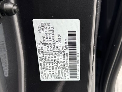 2026 Honda Odyssey Touring