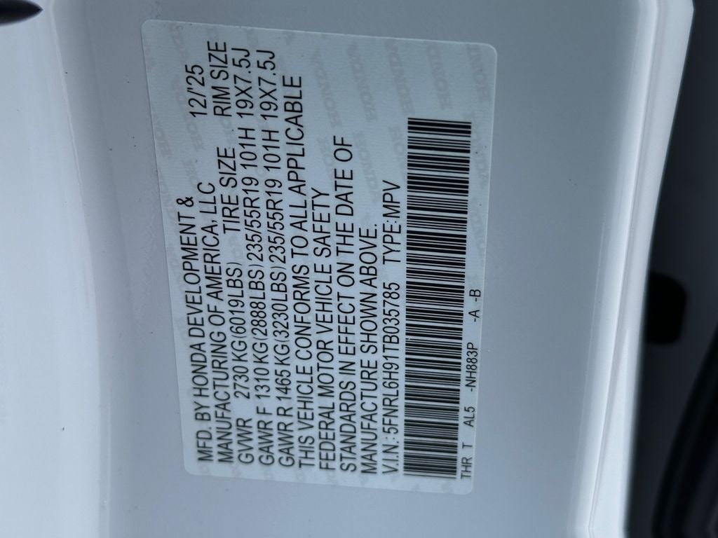 2026 Honda Odyssey Elite