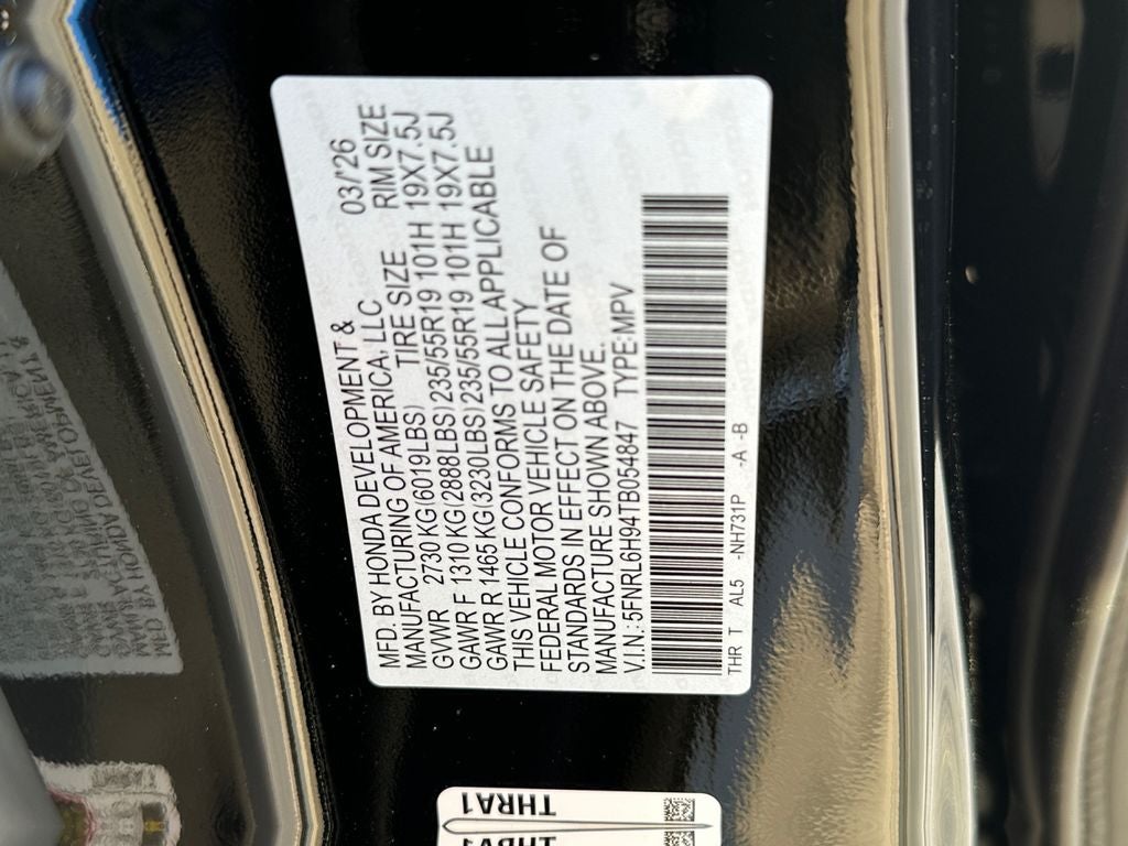2026 Honda Odyssey Elite